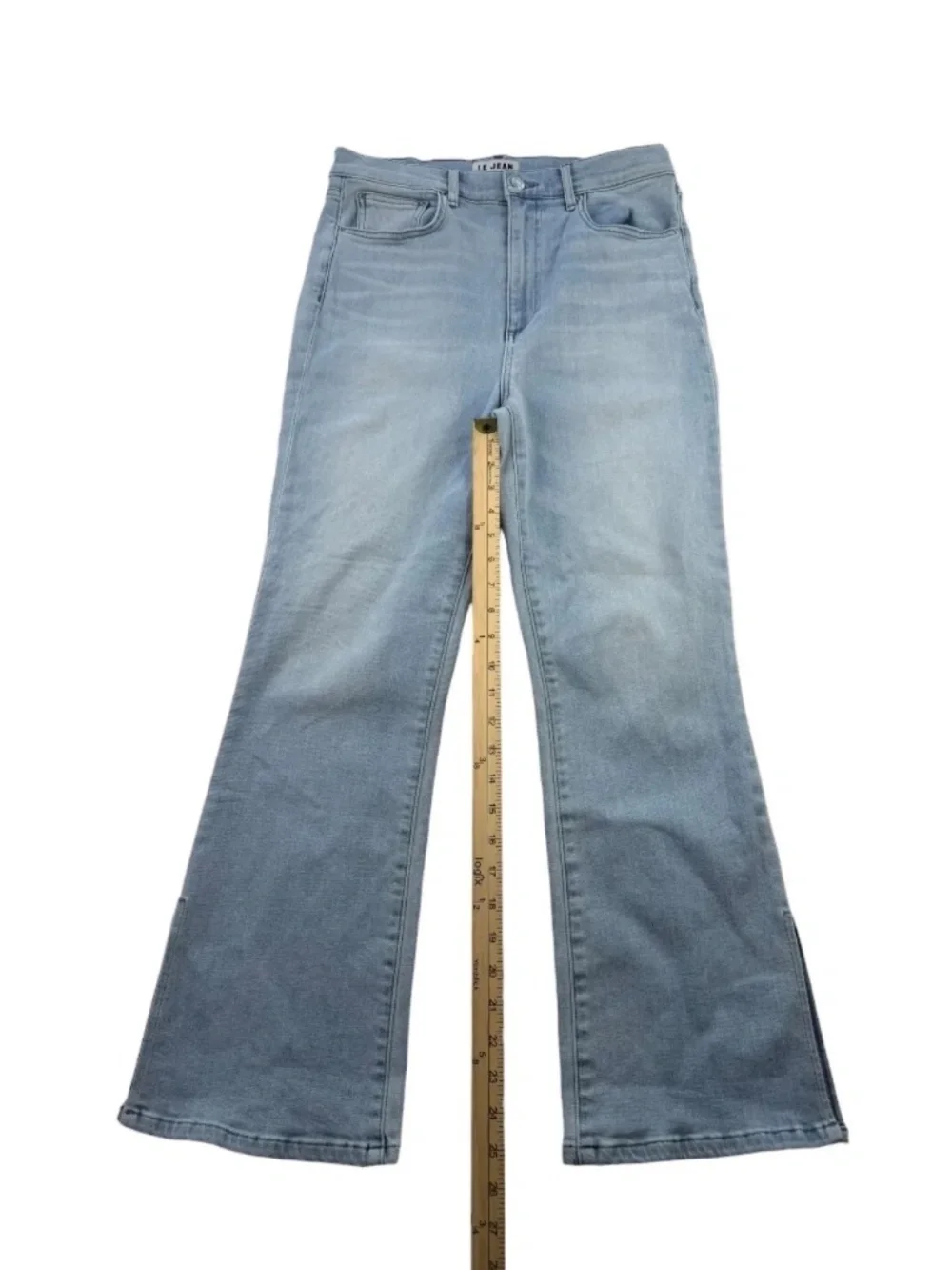 Le Jean Stella Crop Flare Jeans Size 29